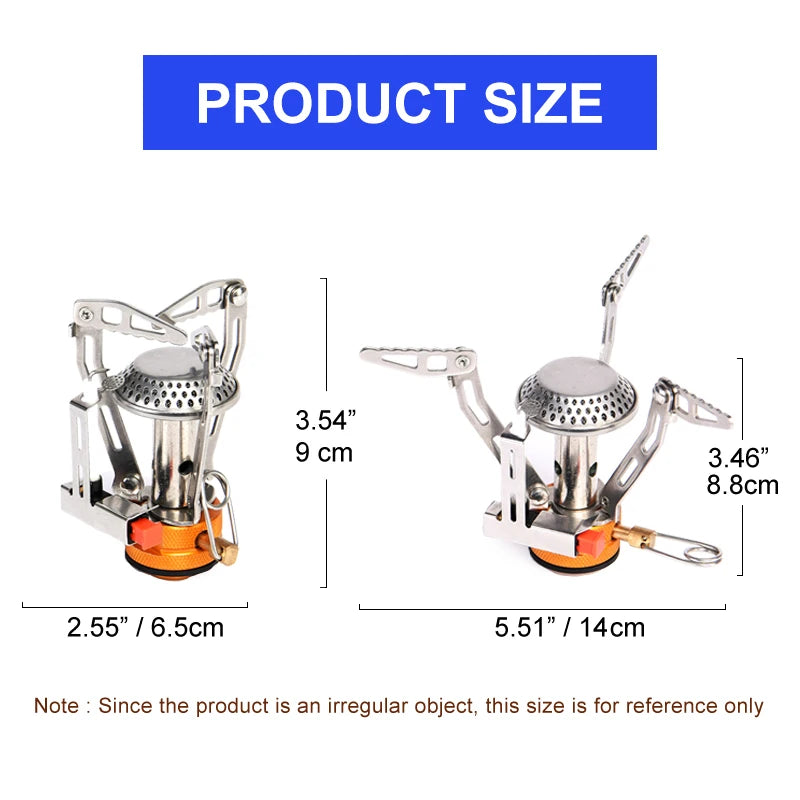 Camping Cookware Set, Outdoor Tableware, Burner Stove