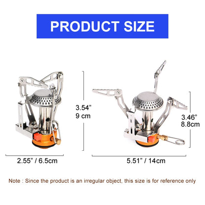 Camping Cookware Set, Outdoor Tableware, Burner Stove