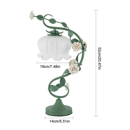 LOYALHEARTD Modern Bedside Lamp Flower Petal Reading Table Lamp Night Light Nightstand Desk Light for Bedroom Office
