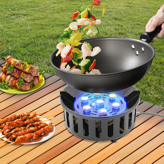 Camping Stove High power, Windproof w/ Electric Ignition