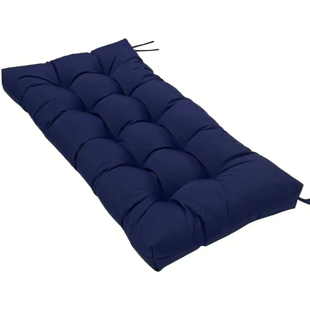 Waterproo Indoor/Outdoor Garden Bench Seat Cushions,Tuted Loveseat Cushion or Patio urniture,Swing, Wicker, Garden Bench, Indoor