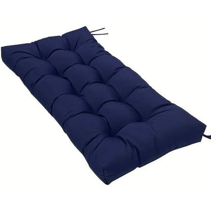 Waterproo Indoor/Outdoor Garden Bench Seat Cushions,Tuted Loveseat Cushion or Patio urniture,Swing, Wicker, Garden Bench, Indoor
