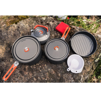 Fire Maple Cookware Kit Backpacking Aluminum Cooking Picnic Set Outdoor Camping Hiking Frypan Foldable Feast Series Tableware