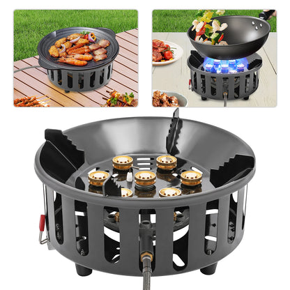 Camping Stove High power, Windproof w/ Electric Ignition
